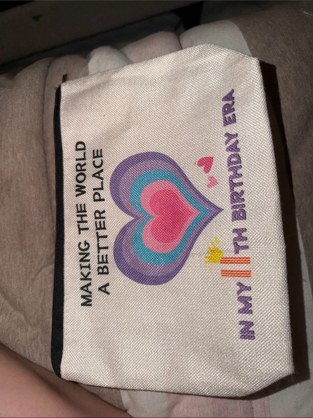 Target canvas pouch